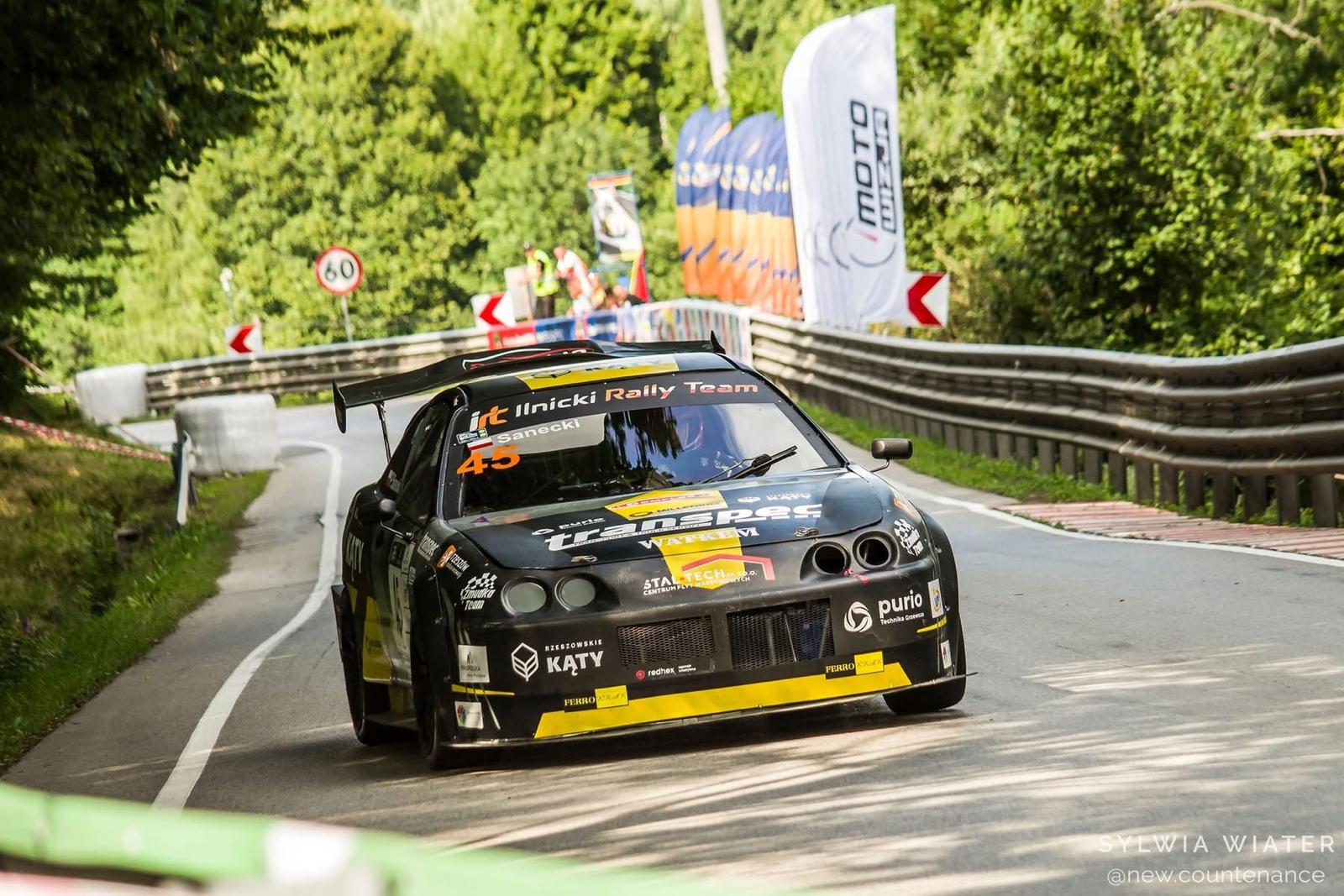 Honda Integra Sanecki Rally Team na odcinku